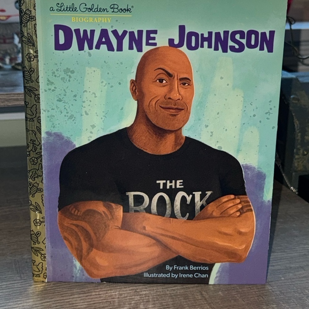 A Little Golden Book Biography, The Rock
